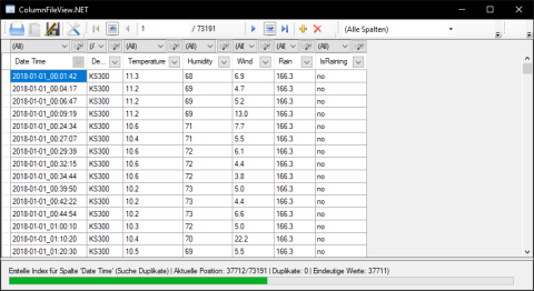 Column File View Screenshot